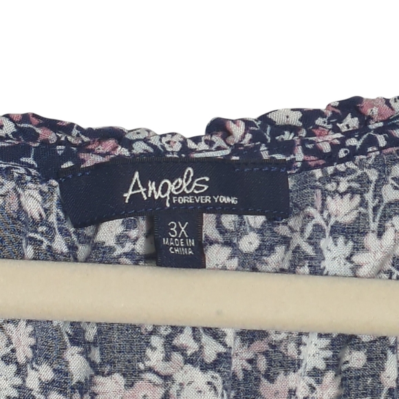 Floral V-Neck Blouse with Long Sleeves - Picture 5 of 5